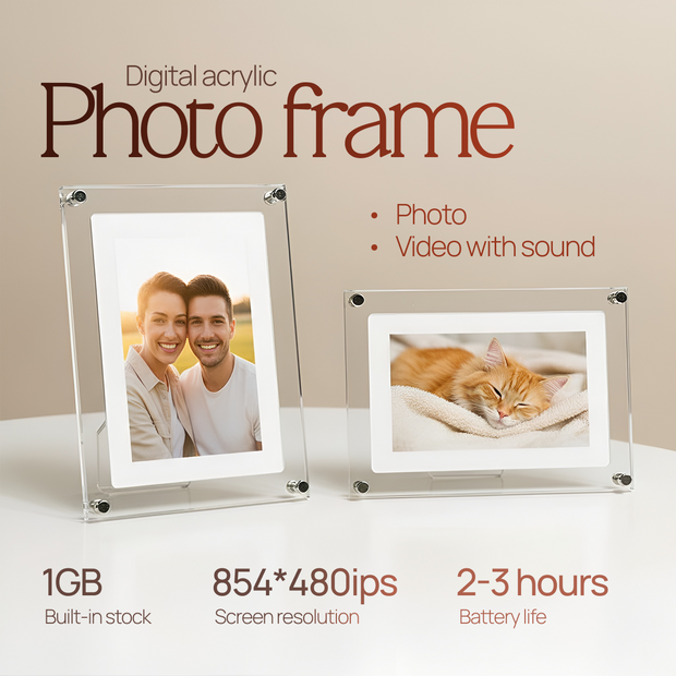 Digital Photo & Video Frame By Literro