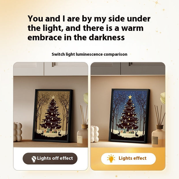 Luminous Christmas Frame By Literro