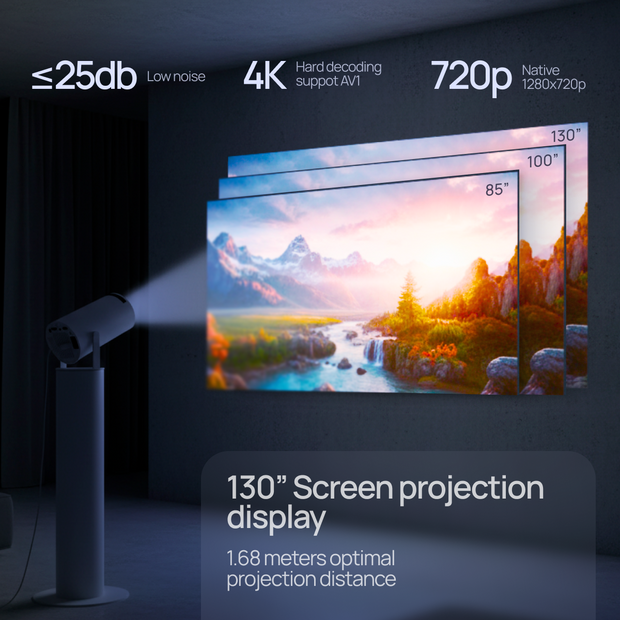 Portable Pro Projector By Literro