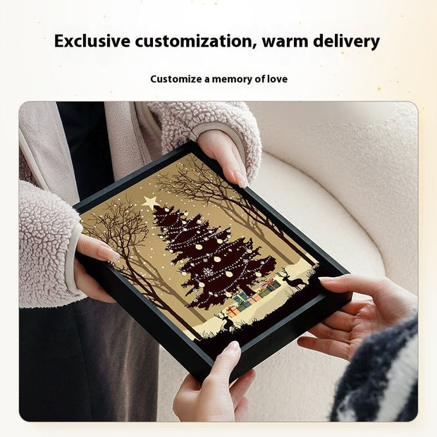 Luminous Christmas Frame By Literro