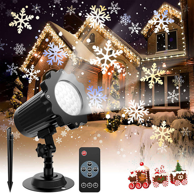 LED Snowflake Projector By Literro
